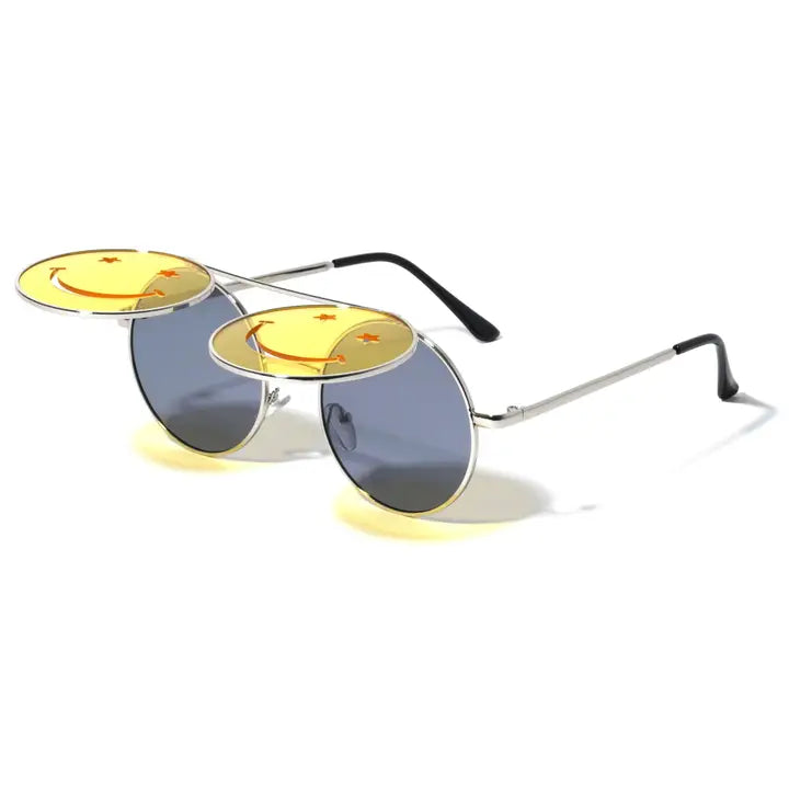 Smiley Flip-up Sunglasses
