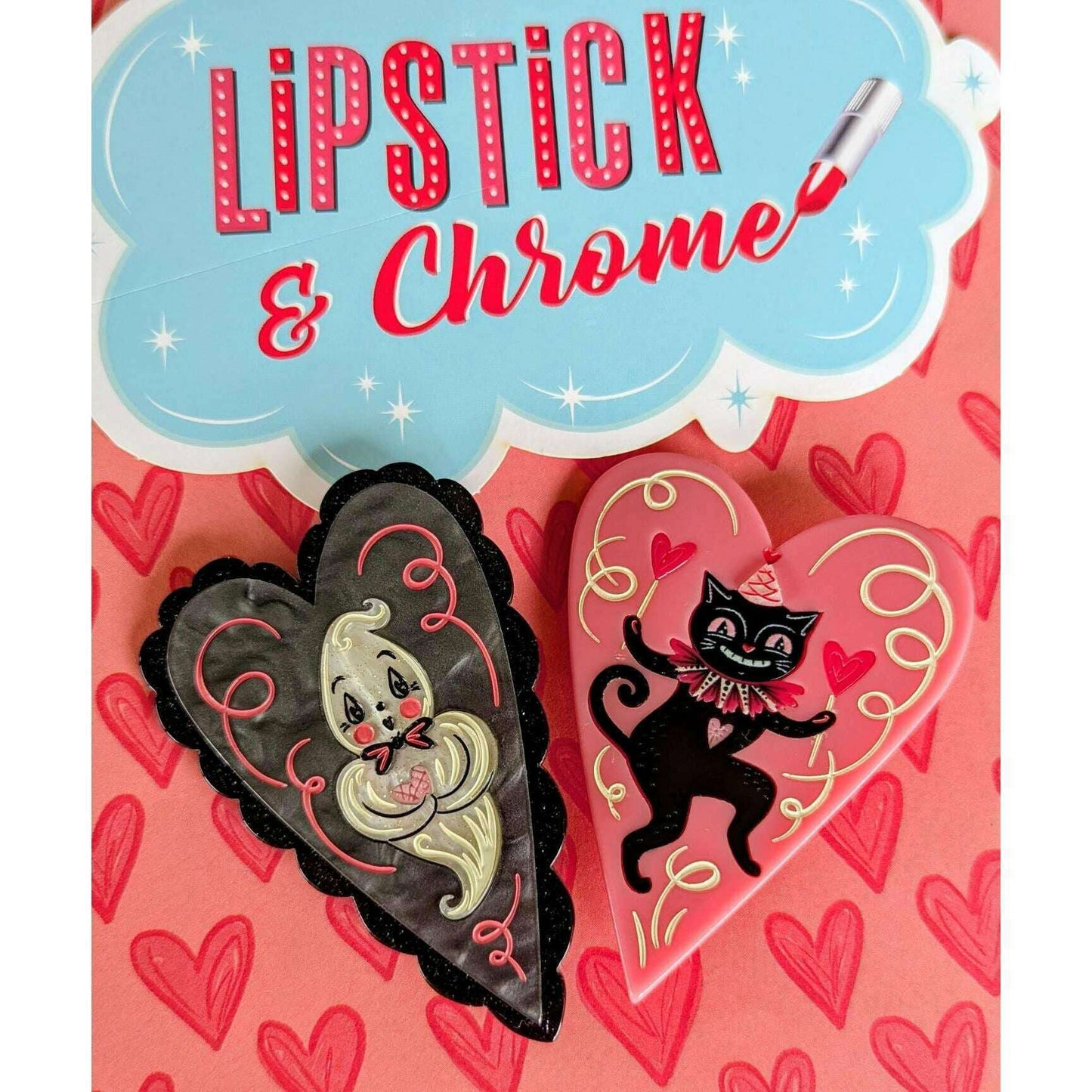 Haunted Heart Brooch by Johanna Parker x Lipstick & Chrome