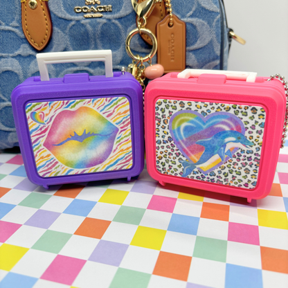 90's Empty Lunch Trinket-Box|Bag Charm(s) | 3D Printed