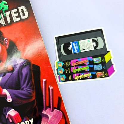 90's VHS Horror TV Show | Sticker Die Cut