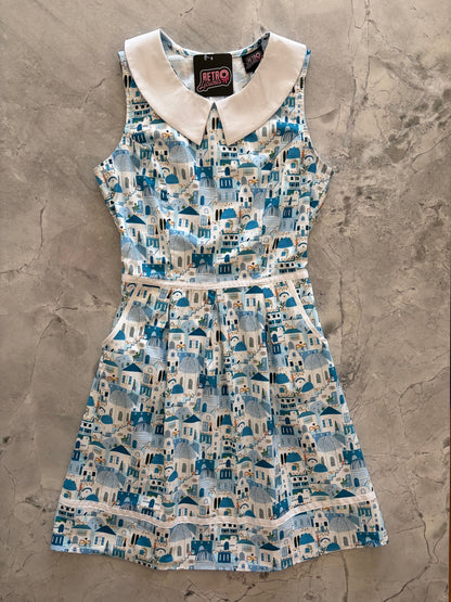 Santorini Collared Dress