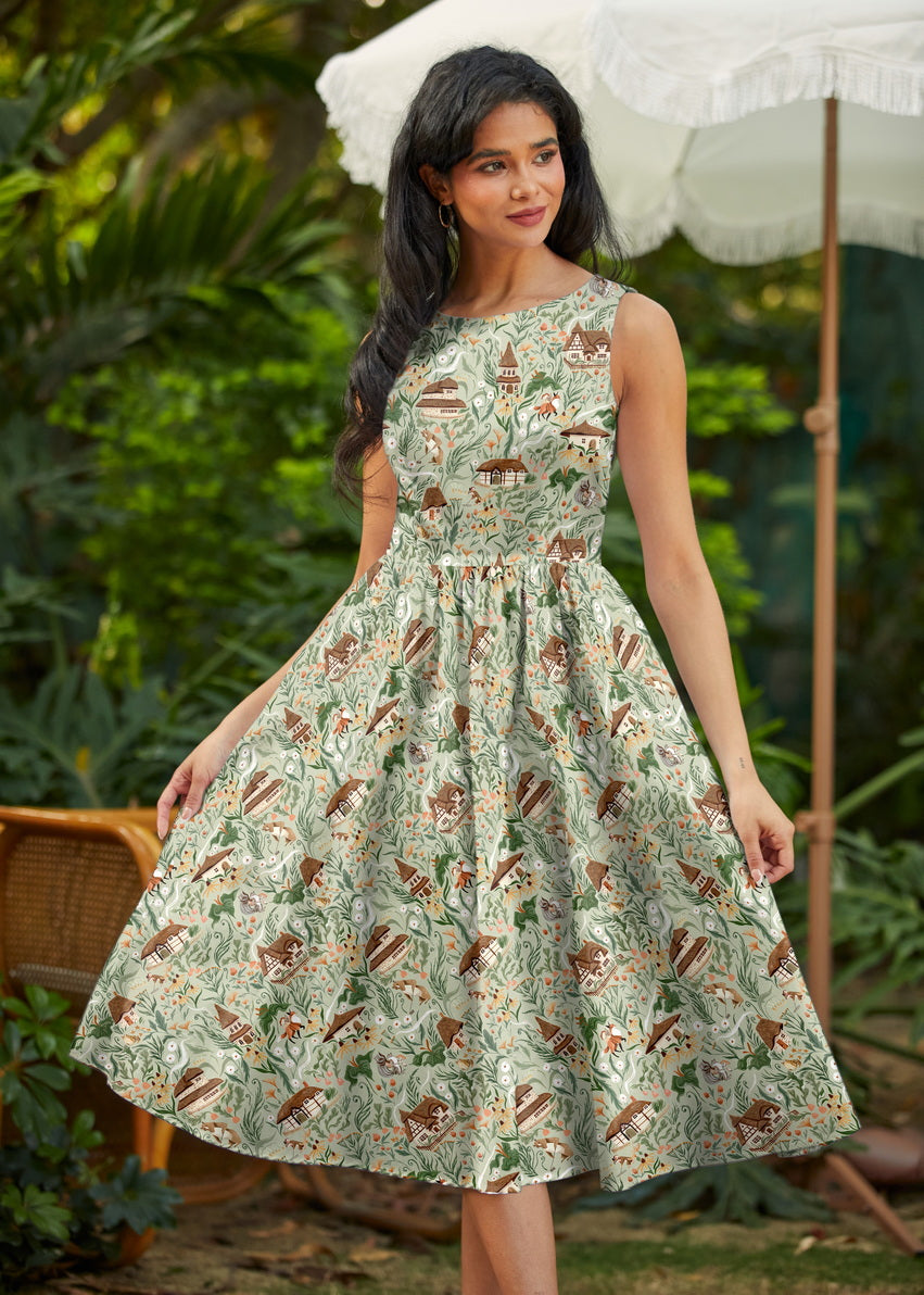 Cottage Tales Midi Dress