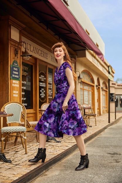 Dragonfly Floral Greta Dress - XS only, 1 left!