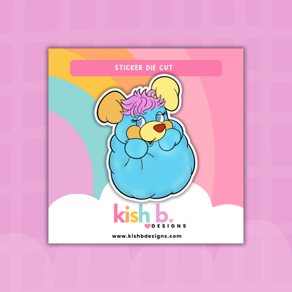 80's Popples Plushie| Sticker Die Cut(s)