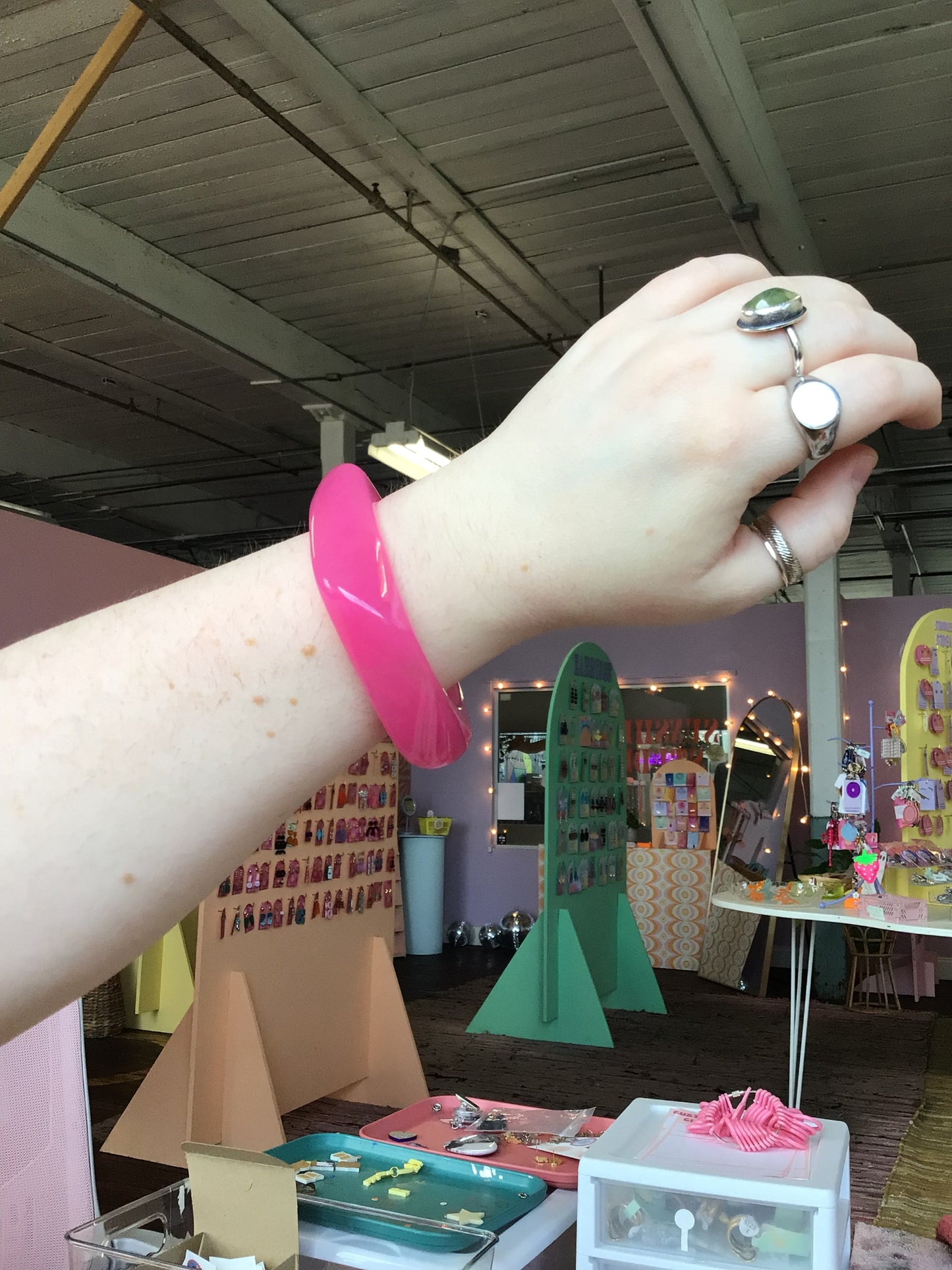 Colorful Statement Bangles