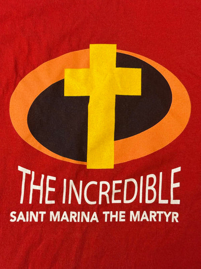 The Incredibles Movie T-shirt Saint Marina The Martyr Tee M