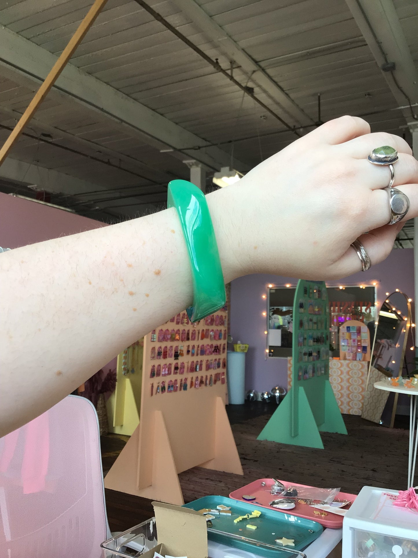 Colorful Statement Bangles