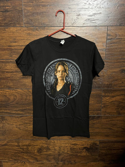 Hunger Games Movie Promo T-shirt - Katniss Jennifer Lawrence