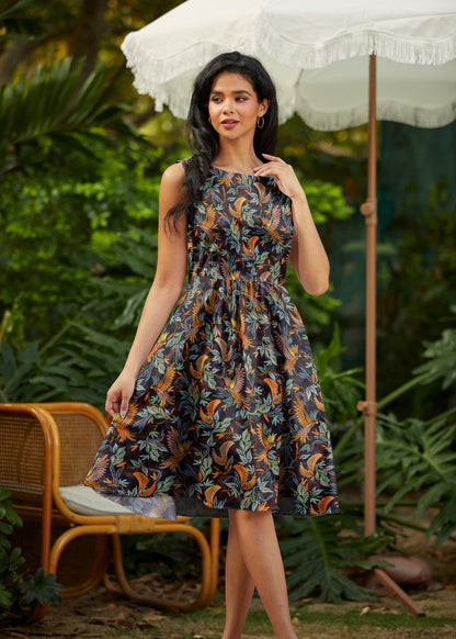 Birds of a Feather Vintage Dress