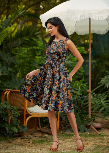 Birds of a Feather Vintage Dress