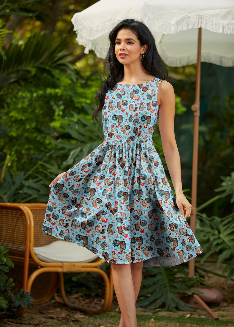 Chicken Vintage Dress