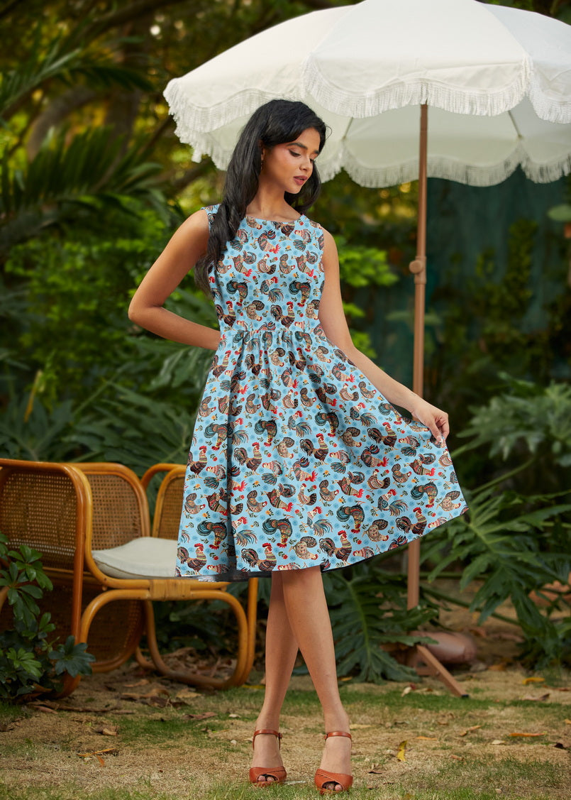 Chicken Vintage Dress