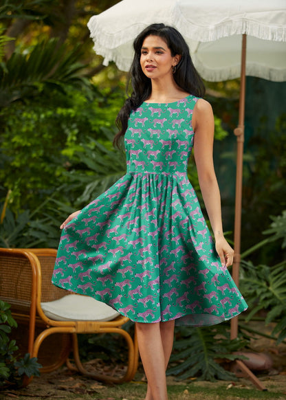 Leopard Vintage Dress