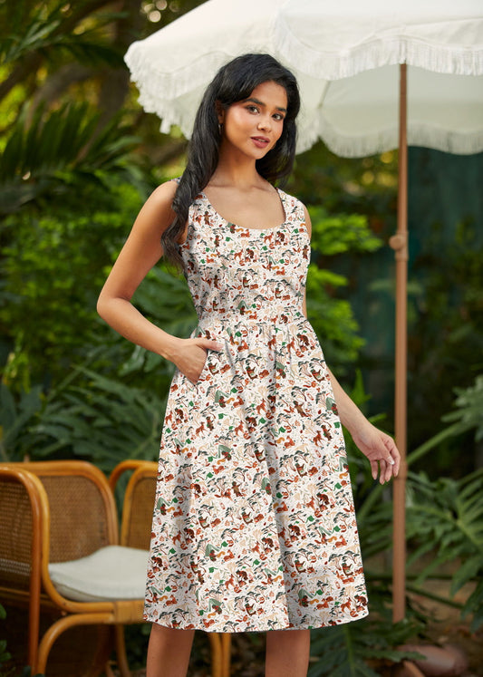 Campsite Fit & Flare Dress