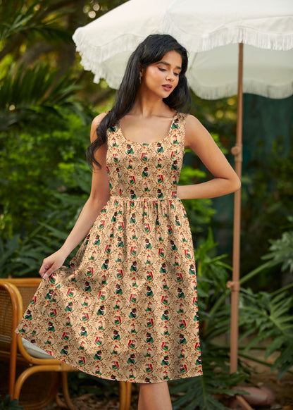 Woodland Scout Fit & Flare Dress