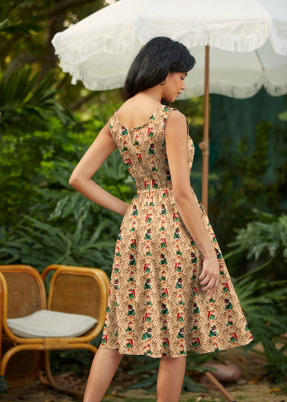 Woodland Scout Fit & Flare Dress