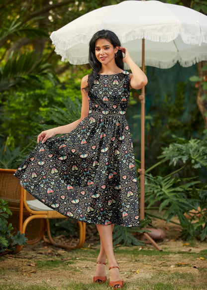 Midnight Midi Dress
