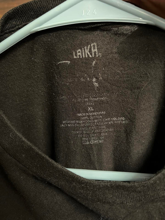 Coraline 2009 Movie x Laika T-shirt Neil Gaiman Tee - XL
