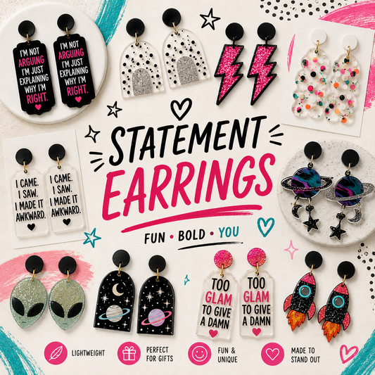 Fun + Funky Statement Earrings