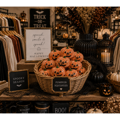 Squish, Smile & Spook - Pumpkin Squishy