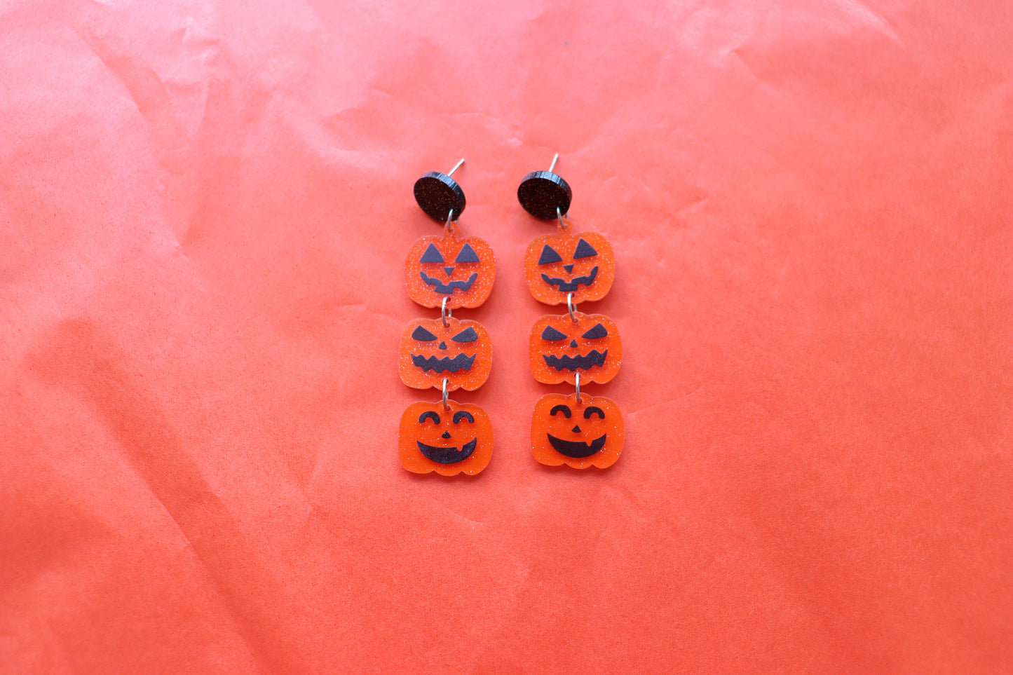 "You're the Pick of the Patch" Pumpkin Earrings