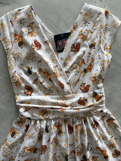 Woodland Animals Greta Dress