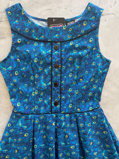 Elizabeth Dress in Peacock