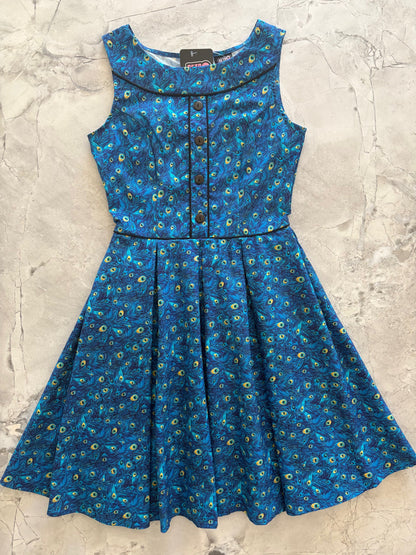 Elizabeth Dress in Peacock
