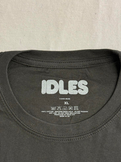 Idles Band T-shirt Fist with Flower Tee on Back Tee