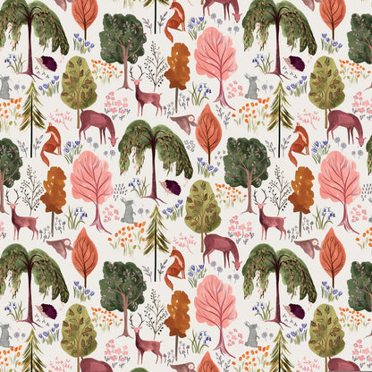 Woodland Vintage Dress in Cream