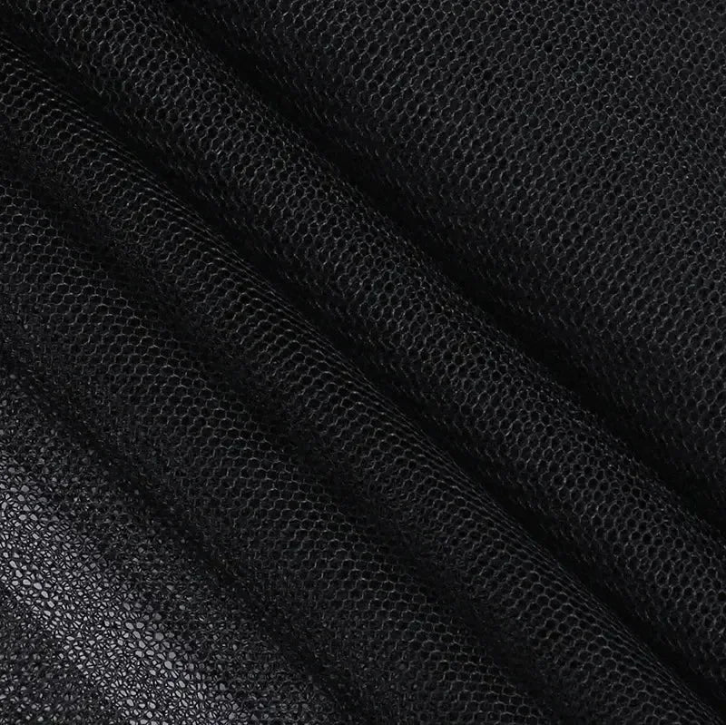 Casual Skirts Punk Sexy Net Yarn High-Waisted Irregular Skirt for Women Summer New European and American Gothic Style Versatile