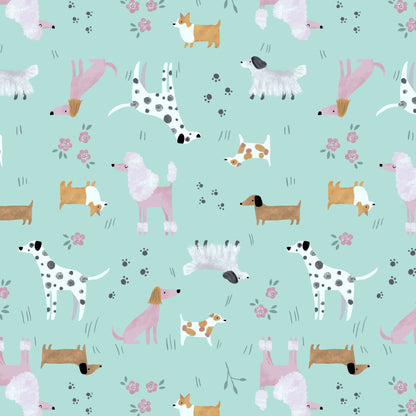 Dogs Skater Skirt
