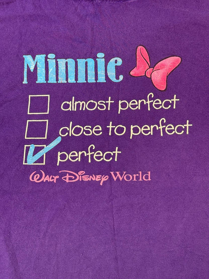 Minnie Mouse T-shirt Perfect Walt Disney World Tee - L