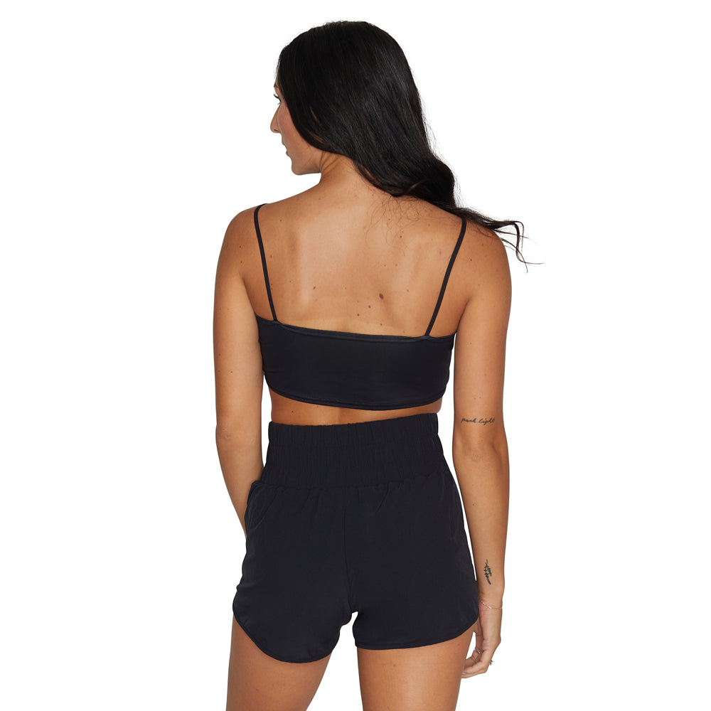 UCF Knights Cursive Outline Black Spaghetti Tank