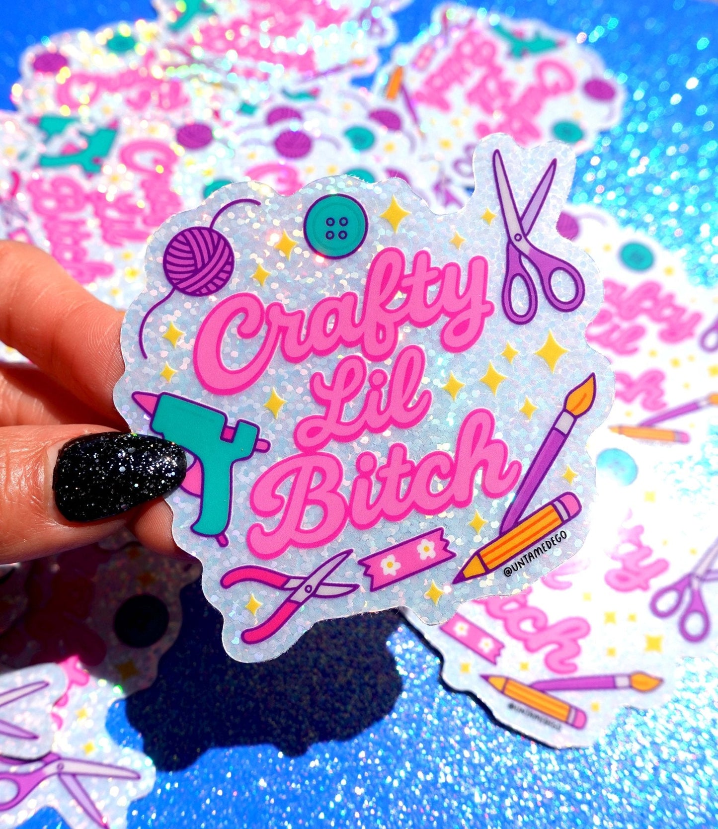 Crafty Lil Bitch Sticker