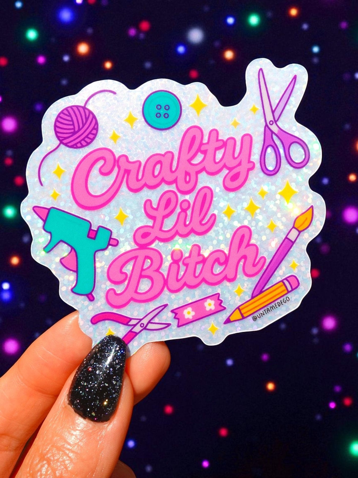 Crafty Lil Bitch Sticker