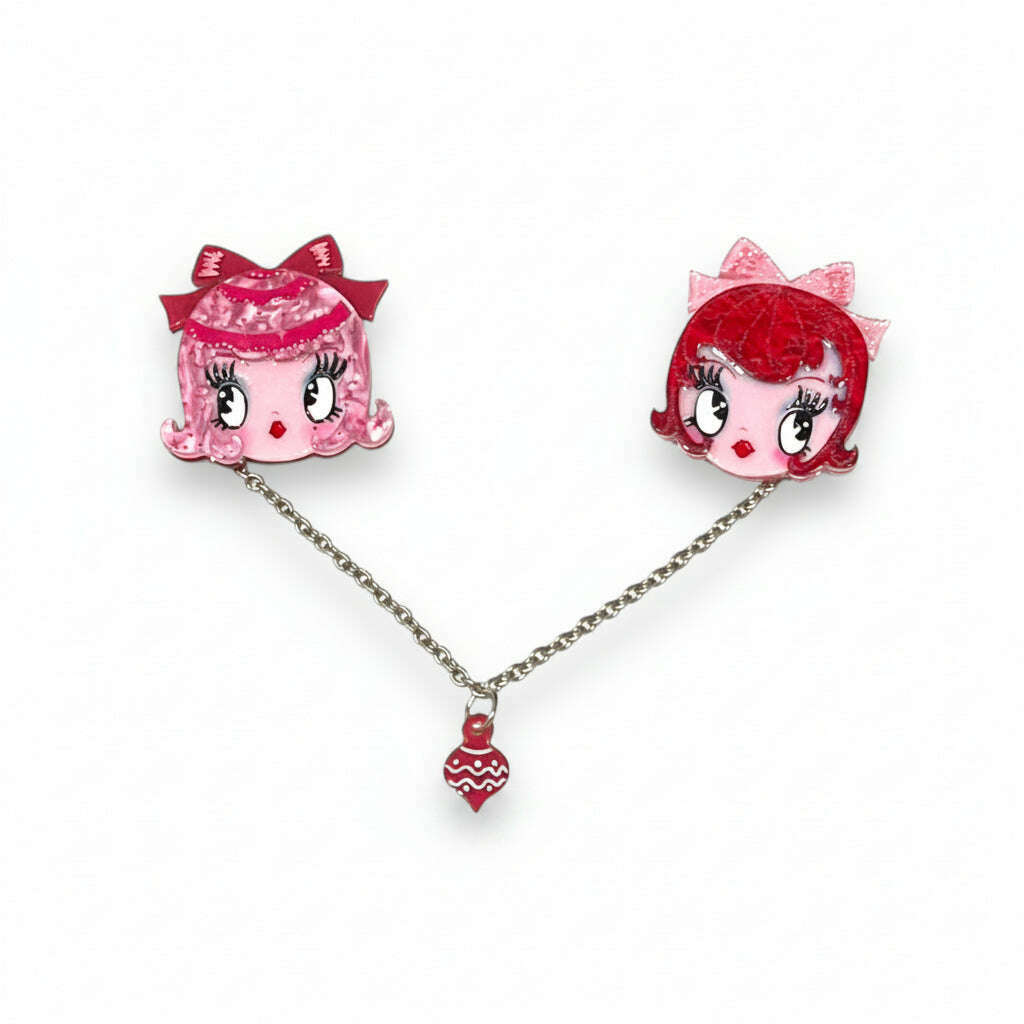 Lottie Dolly Mini Brooch by Miss Fluff x Lipstick & Chrome