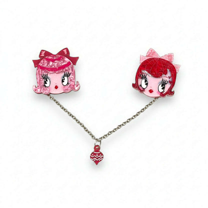 Lottie Dolly Mini Brooch by Miss Fluff x Lipstick & Chrome