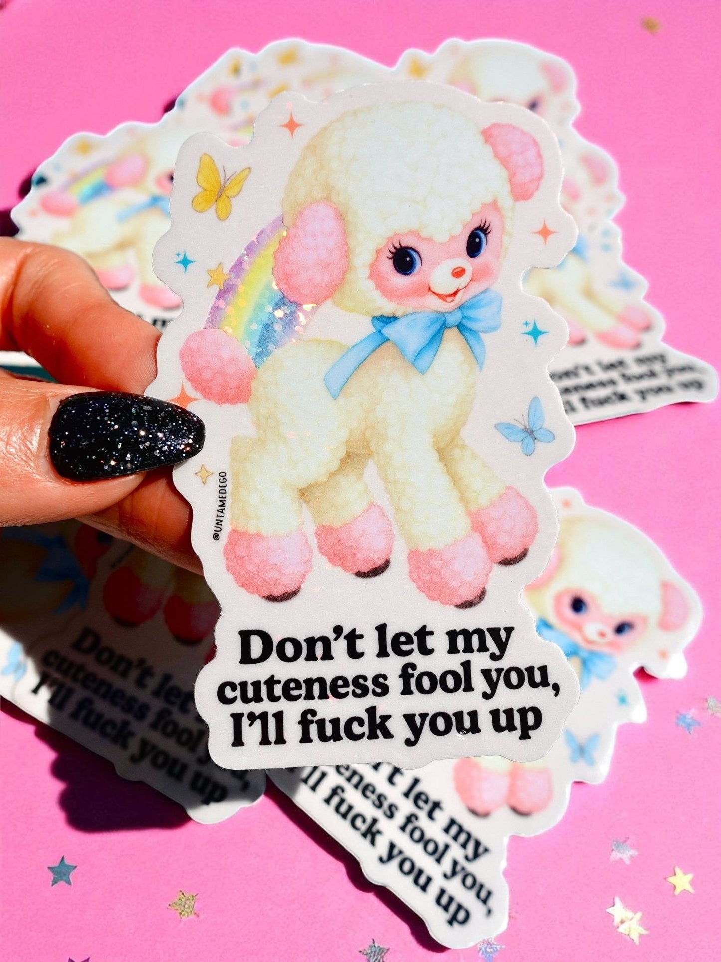 Don't Let My Cuteness Fool You Sticker