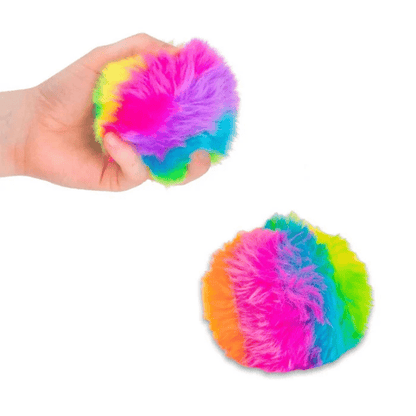 Scrunchems® Furry Sugar Stress Ball Squishy Fidget Toy (1pc)