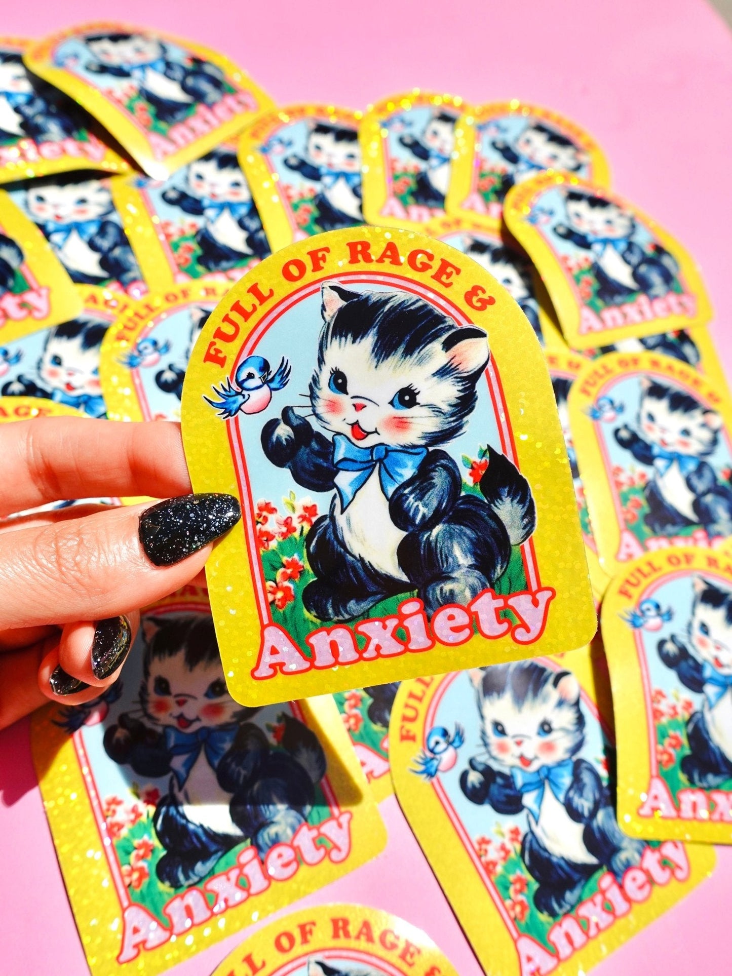 Full of Rage & Anxiety Sticker