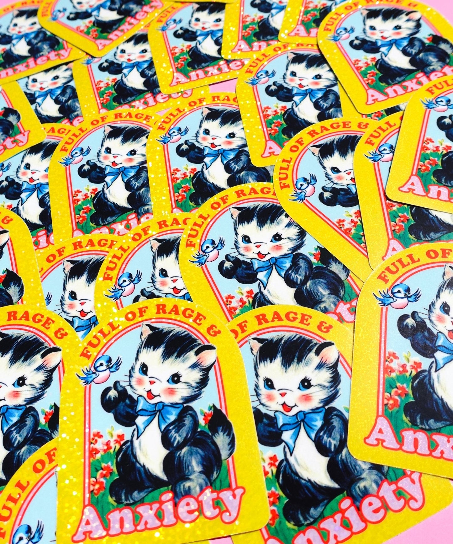 Full of Rage & Anxiety Sticker
