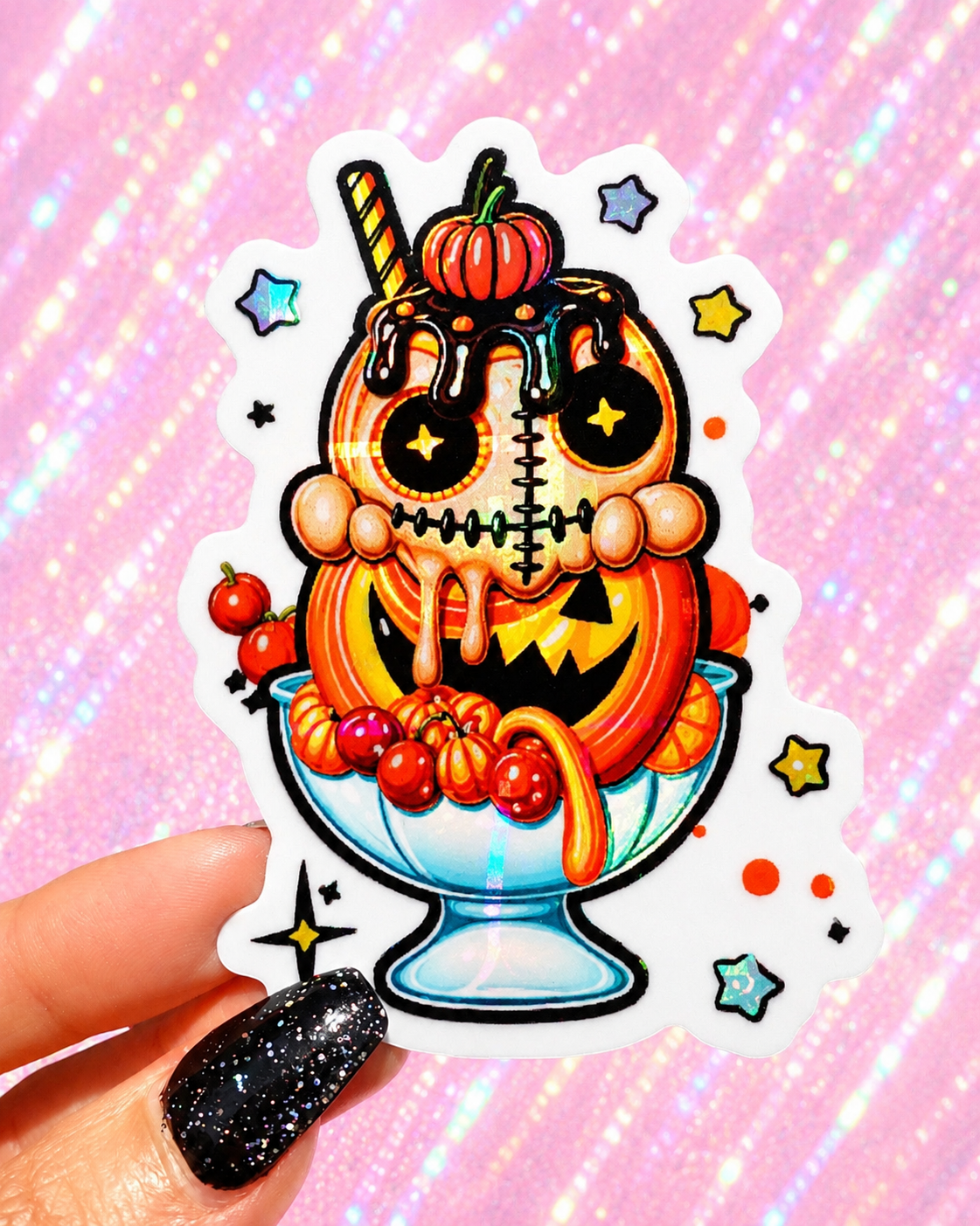 Horror Sundae Halloween Sticker