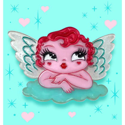 Mini Matchmaker Brooch by Miss Fluff x Lipstick & Chrome