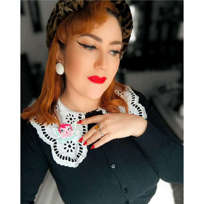 Mini Matchmaker Brooch by Miss Fluff x Lipstick & Chrome