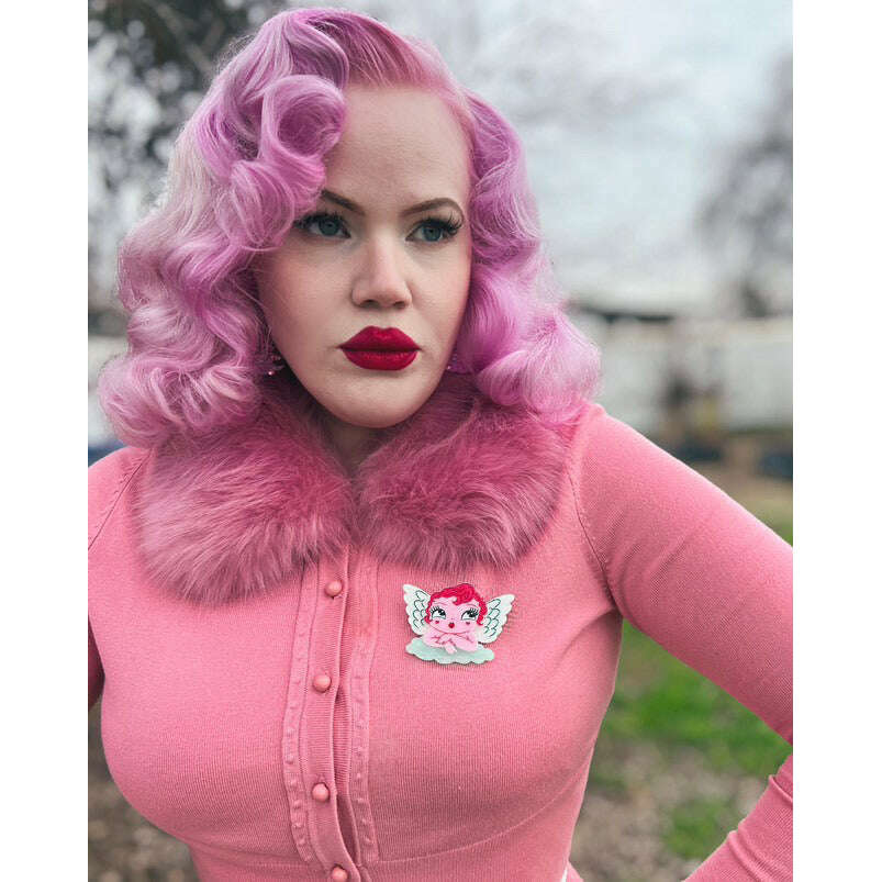 Mini Matchmaker Brooch by Miss Fluff x Lipstick & Chrome
