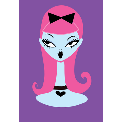 Bubblegum Boo Spooky Doll Brooch by Miss Fluff x Lipstick & Chrome