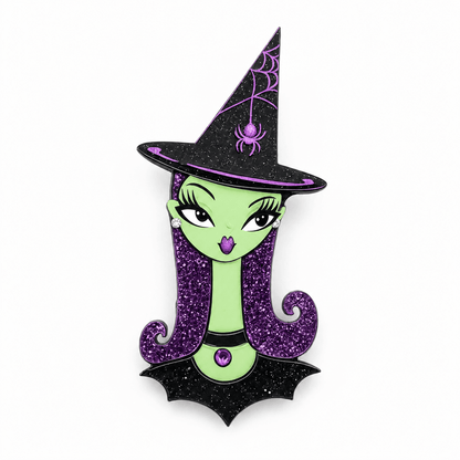 Hex Appeal Spooky Doll Brooch by Miss Fluff x Lipstick & Chrome