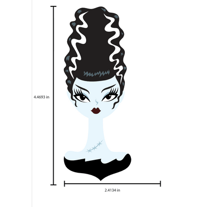 Mrs. Midnight Spooky Doll Brooch by Miss Fluff x Lipstick & Chrome