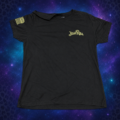 Front of black Jelly Roll Beautifully Broken Rags of Honor T-shirt